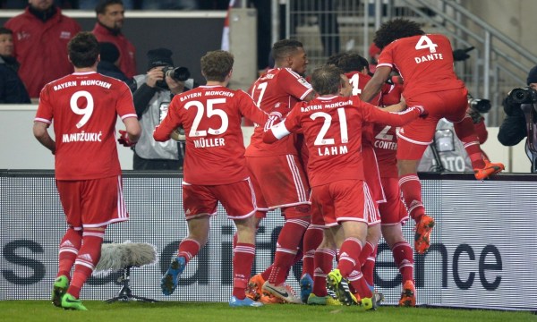 德甲历史上首次出现三队同分领跑